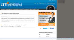 Desktop Screenshot of lte-speedcheck.net